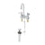 T&S BRASS PARTS T&S Brass B-0873 Lavatory Fct Deck Mt 4 Centers Swivel/Rigid Go - SKU TSB-0873