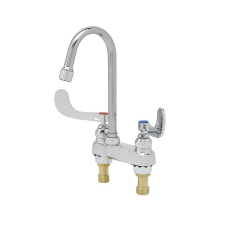 T&amp;S BRASS PARTS T&amp;S Brass B-0892-01-WS Medical Fct Deck Mt Swivel/Rigid Gooseneck 1.5 - SKU TSB-0892-01-WS