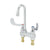 T&S BRASS PARTS T&S Brass B-0892-QT-F05 4 Centerset Fct Swivel Gooseneck 1/4 Turn Sc Et - SKU TSB-0892-QT-F05