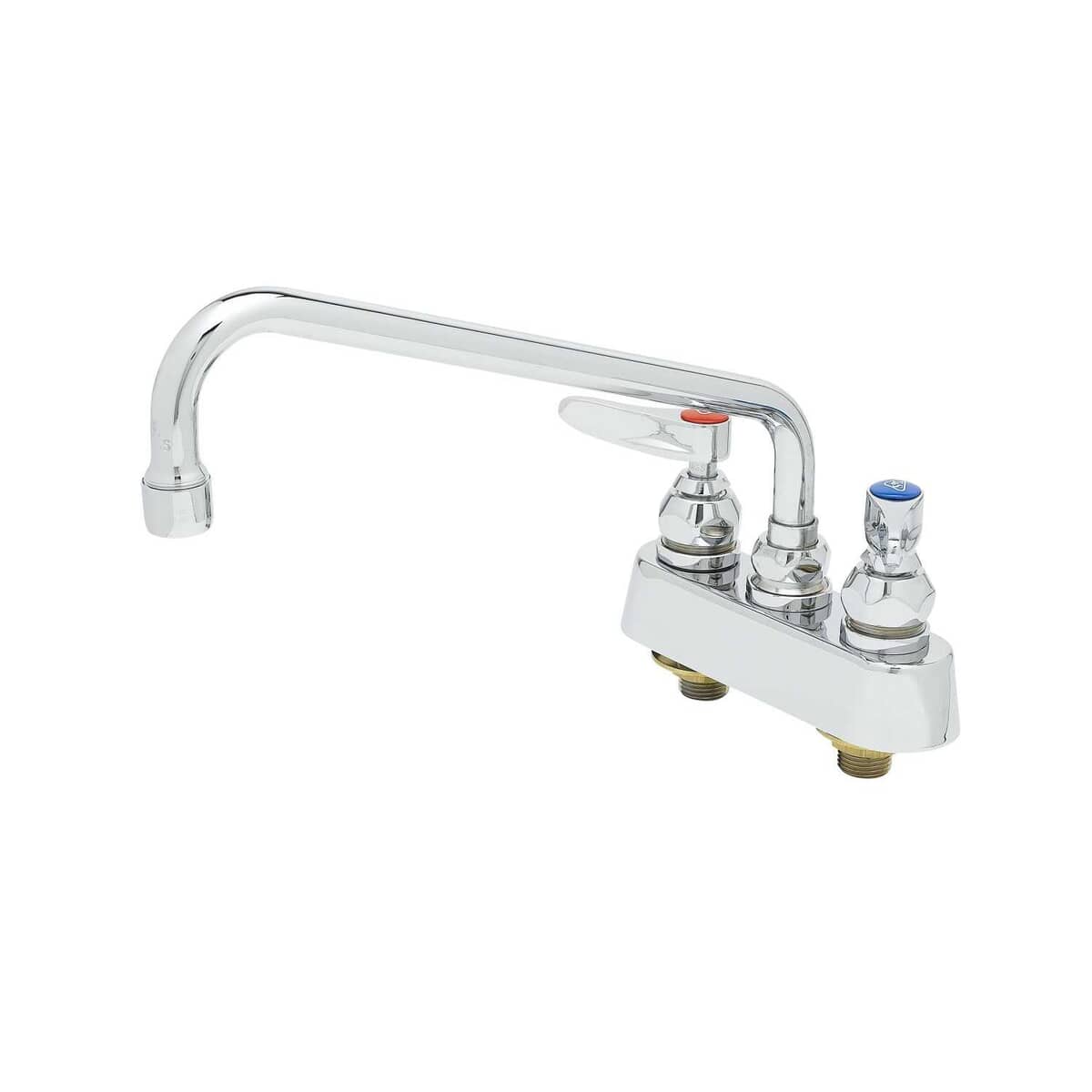 T&amp;S BRASS PARTS T&amp;S Brass B-1102 Workboard Faucet Deck Mount 3-1/2 Centers 10 - SKU TSB-1102