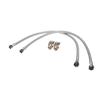 T&amp;S BRASS PARTS T&amp;S Brass B-1105-KIT Inlet Kit 1/2NPT Close Elbows 24 Flex - SKU TSB-1105-KIT