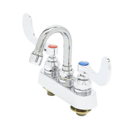 T&amp;S BRASS PARTS T&amp;S Brass B-1110-131X-WH4 4 Deck Mount Workboard Faucet Swivel Go - SKU TSB-1110-131X-WH4