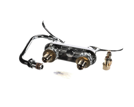 T&amp;S BRASS PARTS T&amp;S Brass B-1110-XS-WH4 4 Deck Mount Workboard Faucet Xs Inlets - SKU TSB-1110-XS-WH4