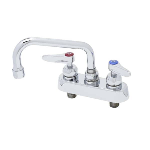 T&amp;S BRASS PARTS T&amp;S Brass B-1111-CR 4 Workboard Faucet Deck Mount Ceramas - SKU TSB-1111-CR
