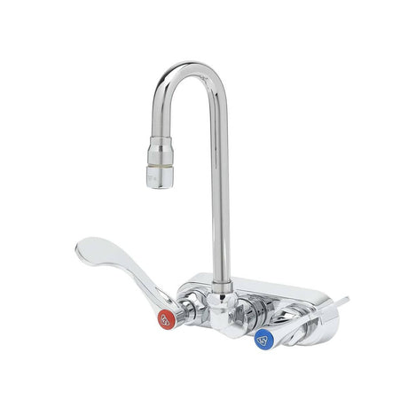 T&amp;S BRASS PARTS T&amp;S Brass B-1115-132XN5Q4 4 Workboard Faucet, Wall Mount, Qtr-Turn, Swivel - SKU TSB-1115-132XN5Q4
