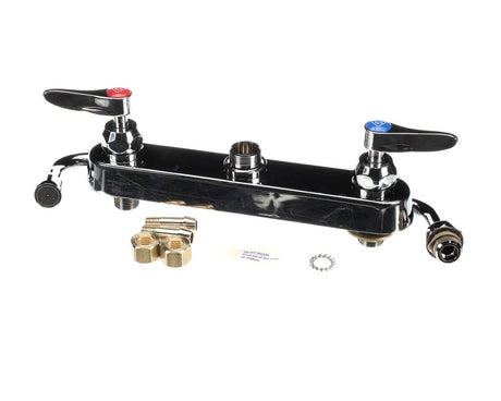 T&amp;S BRASS PARTS T&amp;S Brass B-1123-CR 8 Deck Mount Workboard Faucet 12 Swing - SKU TSB-1123-CR