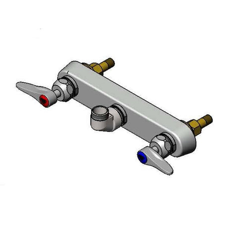 T&amp;S BRASS PARTS T&amp;S Brass B-1125-CR-LN 8 Wall Mount Workboard Faucet Less Nozzle Ceram - SKU TSB-1125-CR-LN