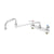 T&S BRASS PARTS T&S Brass B-1132 Workboard Faucet Deck Mount 8 Centers - SKU TSB-1132