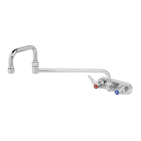 T&amp;S BRASS PARTS T&amp;S Brass B-1136 Workboard Faucet, Wall Mount, 4 Centers, 18 Doub - SKU TSB-1136