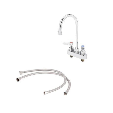 T&amp;S BRASS PARTS T&amp;S Brass B-1141-KIT Workboard Faucet Deck Mount 4IN Centers - SKU TSB-1141-KIT