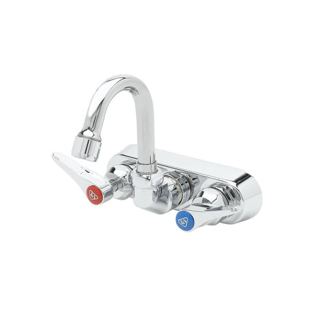 T&amp;S BRASS PARTS T&amp;S Brass B-1146-01-CR Workboard Faucet 4 Wall Mount Ceramas 131X Swi - SKU TSB-1146-01-CR