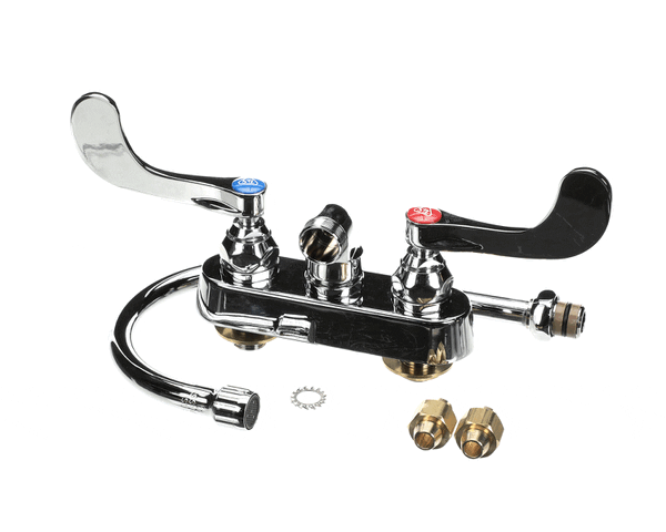 T&amp;S BRASS PARTS T&amp;S Brass B-1146-04-WS 4 Workboard Faucet Wall Mount Swivel G - SKU TSB-1146-04-WS