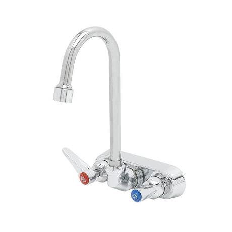 T&amp;S BRASS PARTS T&amp;S Brass B-1146-2-V12-CR Workboard Faucet 4 Wall Mount Ceramas - SKU TSB-1146-2-V12-CR