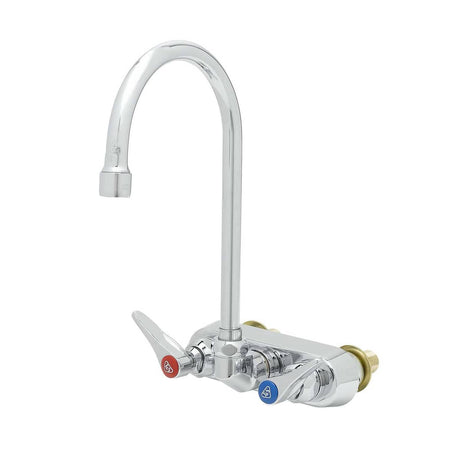 T&amp;S BRASS PARTS T&amp;S Brass B-1146-XS Workboard Faucet Wall Mount 4 Centers Swivel G - SKU TSB-1146-XS