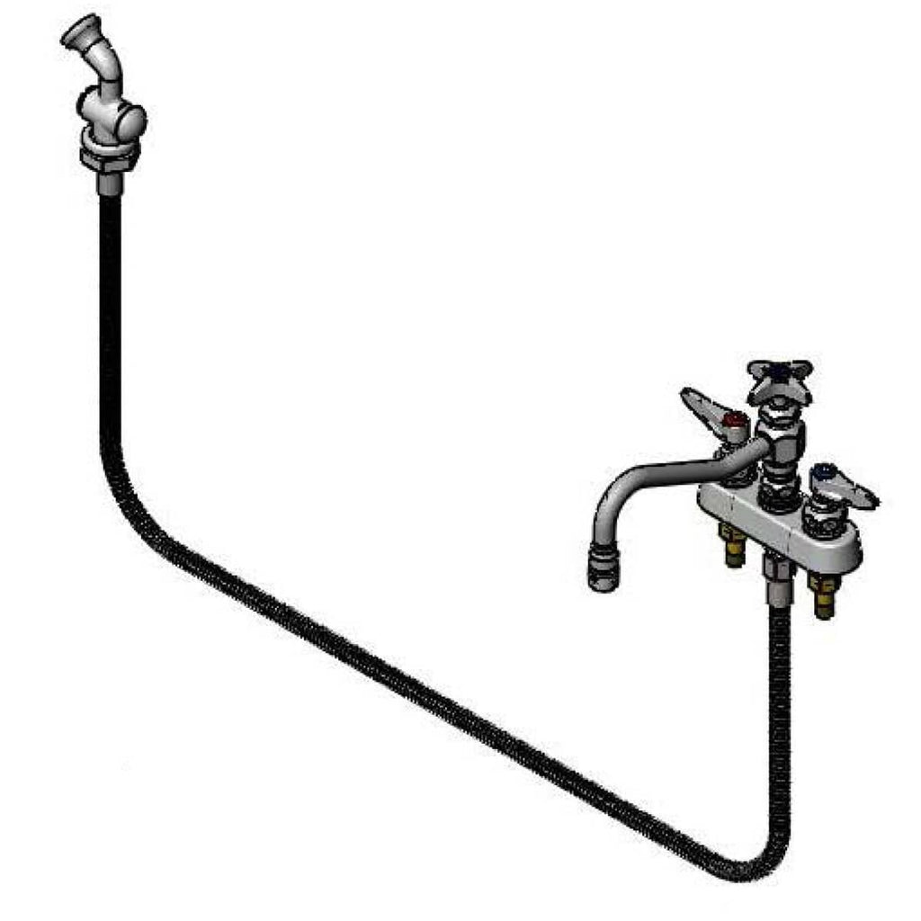 T&S BRASS PARTS T&S Brass B-1151 Workboard Faucet Deck Mount 4 Centers - SKU TSB-1151