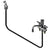 T&S BRASS PARTS T&S Brass B-1151 Workboard Faucet Deck Mount 4 Centers - SKU TSB-1151