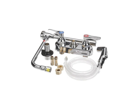 T&amp;S BRASS PARTS T&amp;S Brass B-1177 Workboard Faucet Deck Mount 4 Centers - SKU TSB-1177