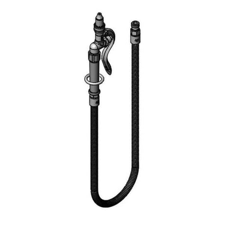 T&amp;S BRASS PARTS T&amp;S Brass B-1411 Spray Assembly 3' Stainless Steel Hose - SKU TSB-1411