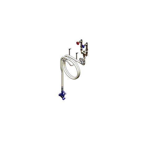 T&amp;S BRASS PARTS T&amp;S Brass B-1450-01 Washdown Station Hot &amp; Cold Water Ther - SKU TSB-1450-01