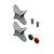 T&S BRASS PARTS T&S Brass B-18KNS Parts Kit For Four-Arm Lab Handles - SKU TSB-18KNS