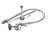 T&S BRASS PARTS T&S Brass B-2250-B-18R Pre-Rinse Assembly 44 SS Flex Hose B-0 - SKU TSB-2250-B-18R