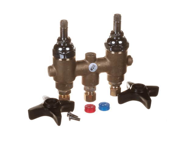 T&S BRASS PARTS T&S Brass B-2266 Concealed Mixing Faucet 3 Center Black - SKU TSB-2266