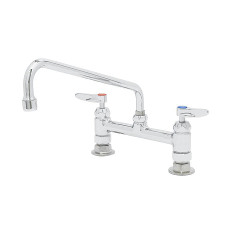 T&amp;S BRASS PARTS T&amp;S Brass B-2280-CR 8 Deck Mount Base Faucet With Ceramic Cartridges, - SKU TSB-2280-CR