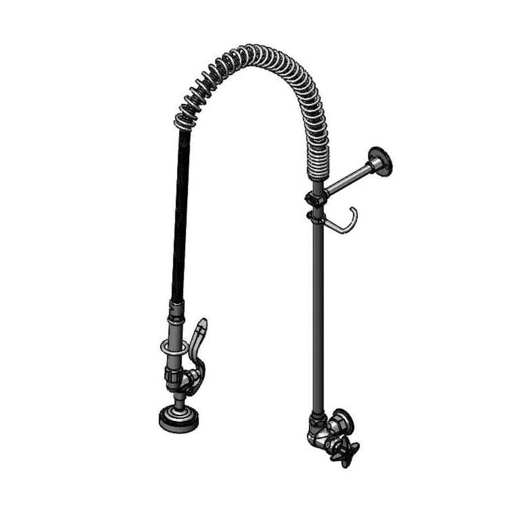 T&S BRASS PARTS T&S Brass B-2285-B-22R-W Pre-Rinse Spring Action Wall Mount Si - SKU TSB-2285-B-22R-W