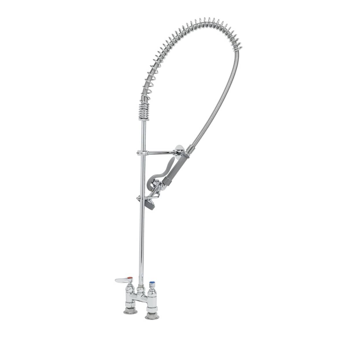 T&amp;S BRASS PARTS T&amp;S Brass B-2290 Pre-Rinse Spring Action Deck Mount 4 Centers - SKU TSB-2290