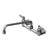 T&S BRASS PARTS T&S Brass B-2299-VF22-CR Double Pantry Faucet 8 Wall Mount Cera - SKU TSB-2299-VF22-CR