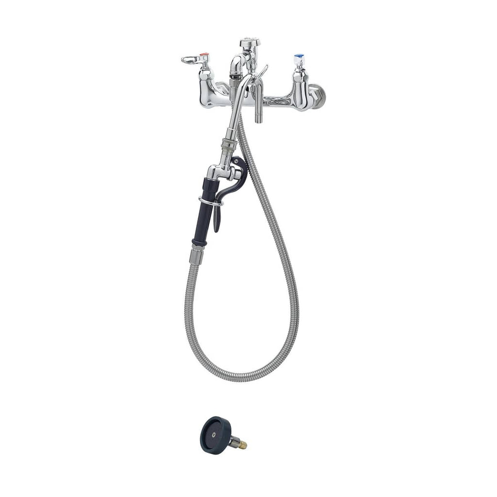 T&S BRASS PARTS T&S Brass B-2312 Pot And Kettle Filler Wall 8 C/C Vacuum Breaker - SKU TSB-2312