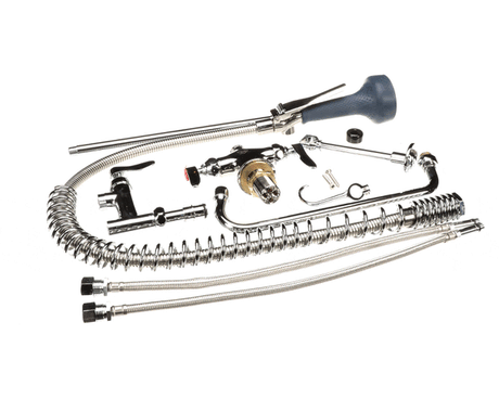 T&amp;S BRASS PARTS T&amp;S Brass B-2338-08 Pre-Rinse Unit: Single Hole Base Wall B - SKU TSB-2338-08