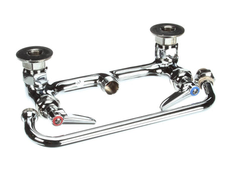 T&amp;S BRASS PARTS T&amp;S Brass B-2429-CR 8C/C Wall Mount Faucet 1/2NPT Female Inl - SKU TSB-2429-CR