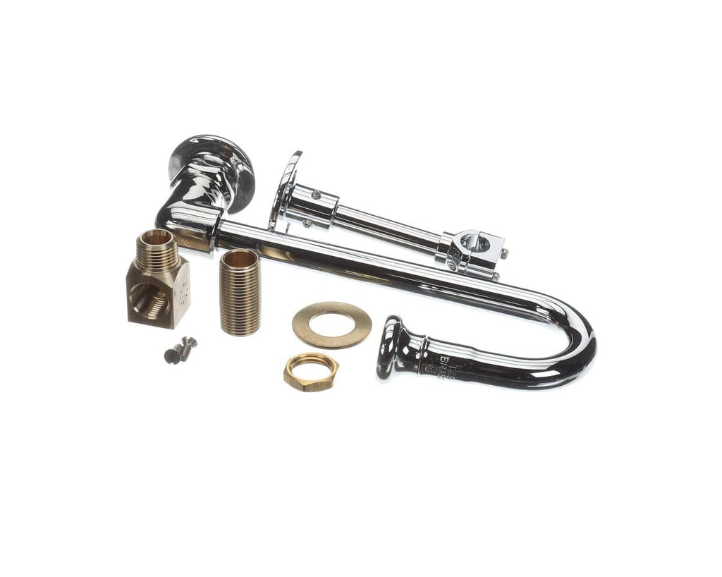 T&S BRASS PARTS T&S Brass B-2456-W-119X Wall Mount Elbow 119X Rigid Gooseneck - SKU TSB-2456-W-119X