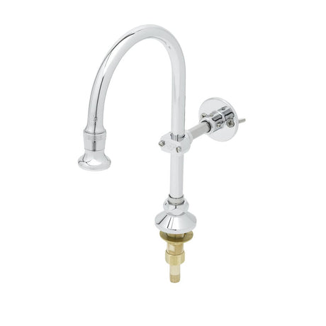 T&amp;S BRASS PARTS T&amp;S Brass B-2456 Rigid/Swivel Gooseneck Deck Mount Rose - SKU TSB-2456