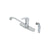 T&S BRASS PARTS T&S Brass B-2730 Single Lever Faucet, 48 Sidespray, 9 Spout, Swiv - SKU TSB-2730