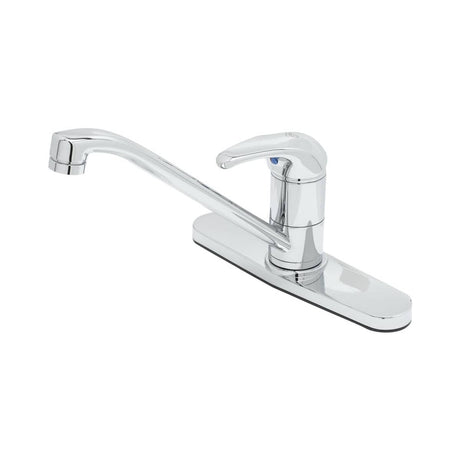 T&amp;S BRASS PARTS T&amp;S Brass B-2731-LF15 Single Lever Faucet 9 Spout Swivel Base 10 De - SKU TSB-2731-LF15