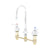 T&S BRASS PARTS T&S Brass B-2851-133X-VR Lav Faucet Concealed Bdy 8 Cntrs Comp Cart Sw - SKU TSB-2851-133X-VR