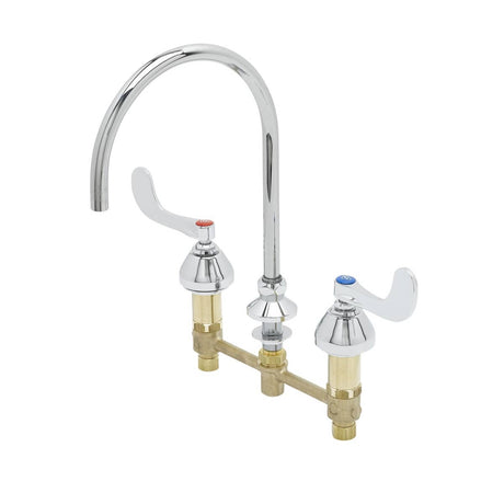 T&amp;S BRASS PARTS T&amp;S Brass B-2862-08-LF16 8 Cws Faucet 1.5 GPM Flow Disc 4 Wrist Handles - SKU TSB-2862-08-LF16