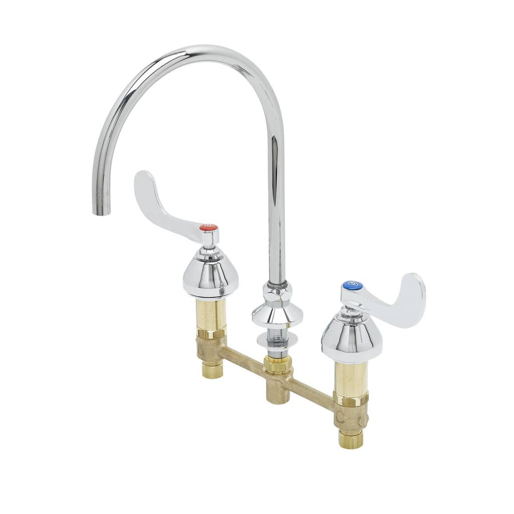 T&S BRASS PARTS T&S Brass B-2862-08-LF16 8 Cws Faucet 1.5 GPM Flow Disc 4 Wrist Handles - SKU TSB-2862-08-LF16