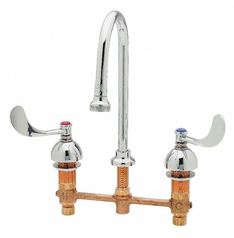 T&amp;S BRASS PARTS T&amp;S Brass B-2865-04 Medical Faucet Deck Mount 8 Centers R - SKU TSB-2865-04