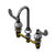 T&S BRASS PARTS T&S Brass B-2866-04-01QT 8 Deck Mount Faucet 1/4 Turn Eternas Swivel/Rig - SKU TSB-2866-04-01QT