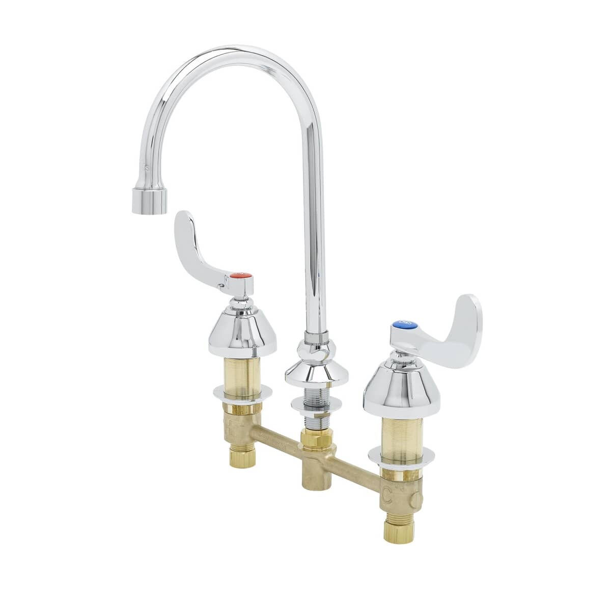 T&amp;S BRASS PARTS T&amp;S Brass B-2866-05-VF05 Medical Faucet 8 Centers Swivel Gooseneck Vr 0 - SKU TSB-2866-05-VF05