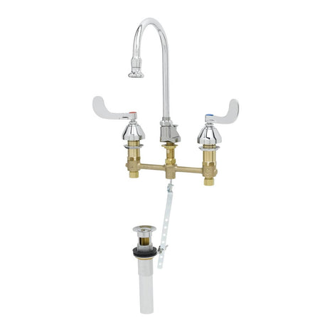 T&amp;S BRASS PARTS T&amp;S Brass B-2868-04 Medical Faucet Concealed Body 8 C/C Swivel/Rig - SKU TSB-2868-04