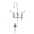 T&S BRASS PARTS T&S Brass B-2868-04 Medical Faucet Concealed Body 8 C/C Swivel/Rig - SKU TSB-2868-04
