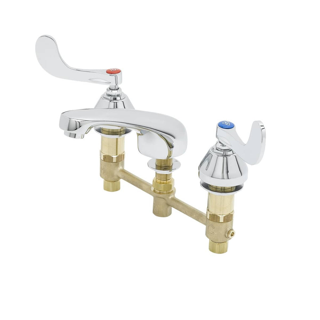 T&S BRASS PARTS T&S Brass B-2990-WH4-VF05 Lavatory Faucet Concealed Body 8 Cente - SKU TSB-2990-WH4-VF05