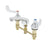 T&S BRASS PARTS T&S Brass B-2990-WH4-VF05 Lavatory Faucet Concealed Body 8 Cente - SKU TSB-2990-WH4-VF05