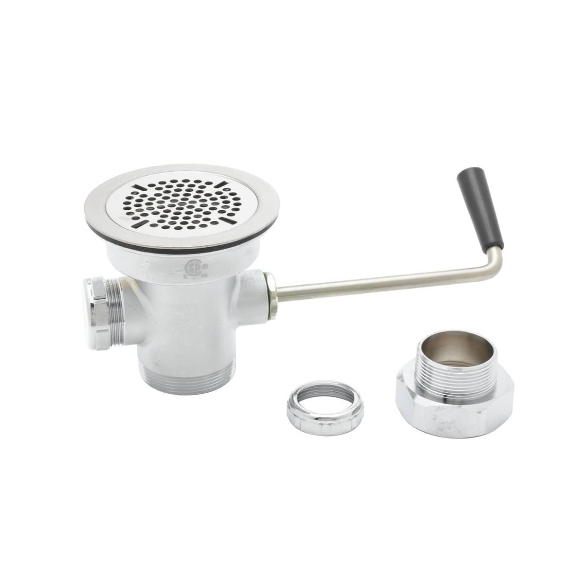 T&amp;S BRASS PARTS T&amp;S Brass B-3940-XS Waste Drain Valve Short Twist Handle 3 - SKU TSB-3940-XS