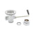 T&S BRASS PARTS T&S Brass B-3940-XS Waste Drain Valve Short Twist Handle 3 - SKU TSB-3940-XS