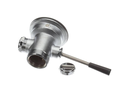 T&amp;S BRASS PARTS T&amp;S Brass B-3972-XS Waste Drain Valve Short Lever Handle 3 - SKU TSB-3972-XS